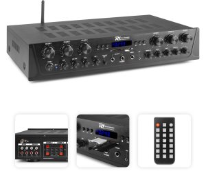 Power Dynamics Wzmacniacz audio PV260BT 6 strefowy 600W BT USB SD FM pilot one size 2