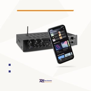 Power Dynamics Wzmacniacz audio PV260BT 6 strefowy 600W BT USB SD FM pilot one size 9