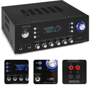 Wzmacniacz stereo Fenton AV120FM-BT 2x 60W z Bluetooth i radiem one size 4