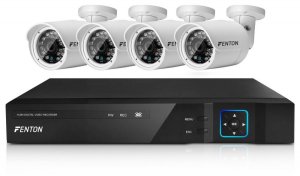 Zestaw 4 kamer zewnętrznych Fenton HD CCTV one size 1