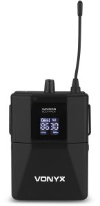 Mikrofon Vonyx Zestaw Bezprzewodowych mikrofonów Bodypack P&P UHF WM552B one size 4
