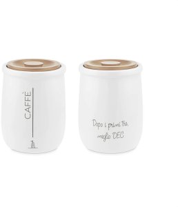 ojemnik na kawę 800ml GliOnesti biała porcelana LaPorcellanaBianca 1