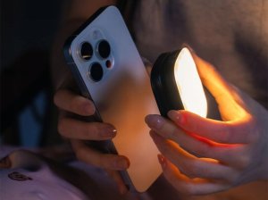 Lampa LED + Lusterko na Magnes do Telefonu MagSafe Zdjęcia Selfie Vlog C140 / Czarny 8