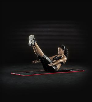 Adidas Mata treningowa ADMT-12235 183 cm x 61 cm x 1 cm czarno-czerwony 6