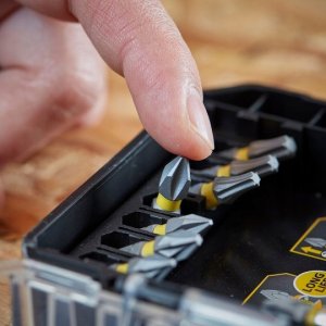 Stanley Zestaw końcówek i nasadek udarowych 1/4" z 2 uchwytami magnetycznymi 55 szt. (STA88559-XJ) 2