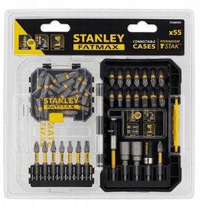 Stanley Zestaw końcówek i nasadek udarowych 1/4" z 2 uchwytami magnetycznymi 55 szt. (STA88559-XJ) 5