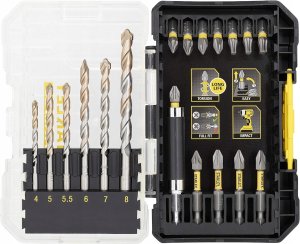 Stanley Zestaw 19 szt. końcówek udarowych 1/4" + wiertła do muru (STA88552-XJ) 4