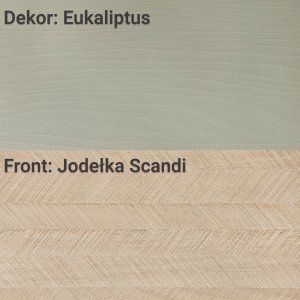 Komoda Silva KSZ-106 w kolorze Eukaliptus + Jodełka Scandi 3