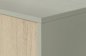 Komoda Silva KSZ-106 w kolorze Eukaliptus + Jodełka Scandi 8