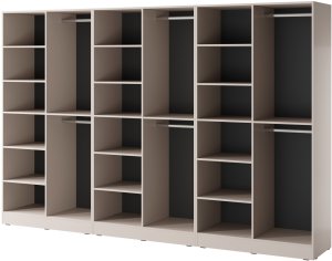 Szafa sześciodrzwiowa Zen w kolorze Cashmere 3