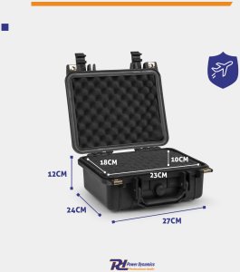 Uniwersalna walizka transportowa GIGCase4 - IP67 - czarna Power Dynamics one size 16