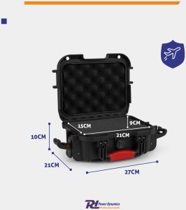 Uniwersalna walizka transportowa Power Dynamics GIGCase50R Heavy Duty - Seria R - IP67 - czarna one size 13