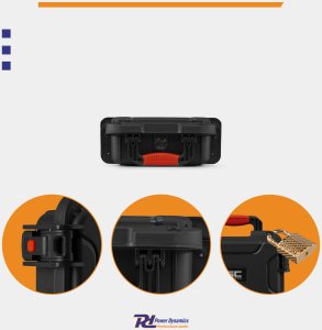 Uniwersalna walizka transportowa Power Dynamics GIGCase50R Heavy Duty - Seria R - IP67 - czarna one size 15