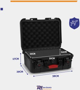 Walizka foto Power Dynamics Uniwersalna walizka transportowa Power Dynamics GIGCase62R Heavy Duty - Seria R - IP67 - czarna one size 13