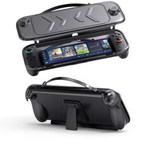 Etui Nintendo Switch 2 ochronne 360 TPU ABS, czarne 1