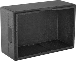 Pojemnik termoizolacyjny piekarniczy, głębokość 320 mm, 80 l, 685x485x365 mm z pokrywą, ładowany od góry | TECHNICA, Silver Line 3