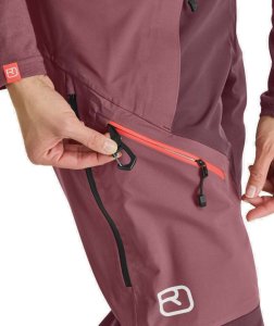 Spodnie skiturowe damskie Ortovox 3L Guardian Shell Pants - winetasting rozmiar: l 1
