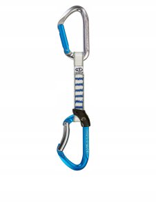 Ekspres wspinaczkowy Climbing Technology Salto Set NY 12 cm - titanium/electricblue 1