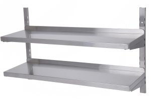 Półka wisząca przestawna podwójna, 1400x300x600 mm | TECHNICA, 833142 1