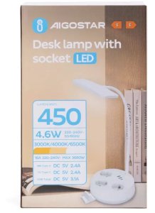 Lampka biurkowa Aigostar  biała 7