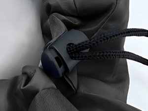 Verk ŚPIWÓR TURYSTYCZNY MUMIA Z POKROWCEM LEKK CIEPŁY KEMPINGOWY BIWAKOWY CZARNY 4