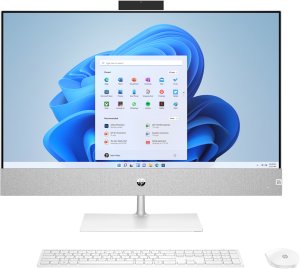 Komputer All in One 27-ca0039nf / 6K9Q1EA / AMD Ryzen 5 / 16GB / SSD 1TB / AMD Radeon / FullHD / Win 11 Pro / Biały 1