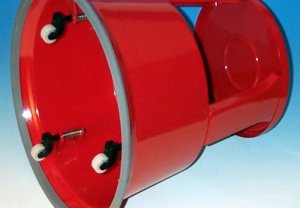 Wedo 212102 stołek Metal Czerwony 2