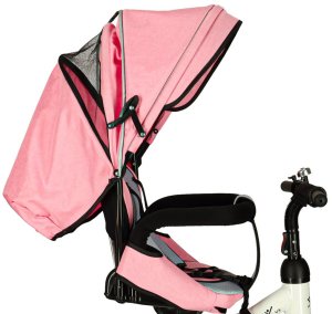 Rowerek trójkołowy Trike Fix V3 rower spacerówka 3w1 obracany 360 wolne koło różowy Kik Sp. z o. o. Sp. k. 11