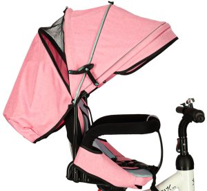 Rowerek trójkołowy Trike Fix V3 rower spacerówka 3w1 obracany 360 wolne koło różowy Kik Sp. z o. o. Sp. k. 12