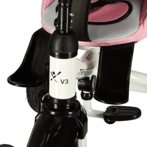 Rowerek trójkołowy Trike Fix V3 rower spacerówka 3w1 obracany 360 wolne koło różowy Kik Sp. z o. o. Sp. k. 9