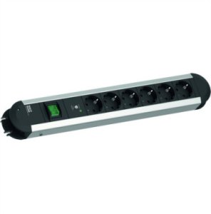 BACHMANN PRIMO 6xCEE7/3 1xSPD-Plus 1xswitch 2.0m CEE7/7 1