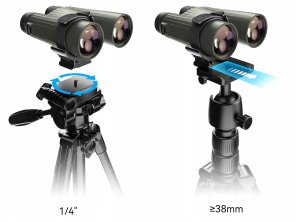 Uchwyt Mocowanie Lornetki Lunety Monokulara Do Statywu Na 1/4"" Arca-swiss / Apl-f007 6
