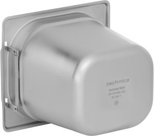 Pojemnik GN 1/6 150 mm z uchwytami ze stali nierdzewnej | TECHNICA, Cold Line 4