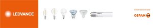 LED spotlight OSRAM LUX, IP65, 30W, 4000K, 2700lm, black 2