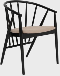 Krzesło drewniane CALIDO czarne HOMLA 4