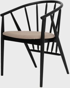Krzesło drewniane CALIDO czarne HOMLA 5