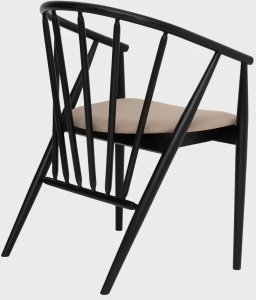 Krzesło drewniane CALIDO czarne HOMLA 6