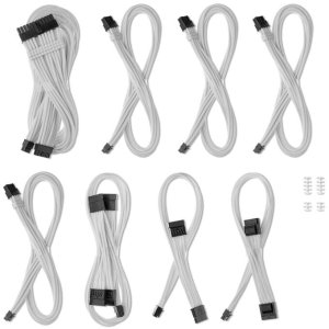 CableMod C-Series Pro ModMesh Kabelset für Corsair RMi, RMx und RM Netzteile - weiß 2