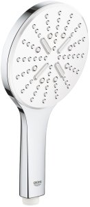 Hand shower Grohe Rainshower Smartactive 130, 26574LS0, moon white 1