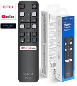SAVIO PILOT UNIWERSALNY/ZAMIENNIK DO TV TCL-SMART TV RC-23 1