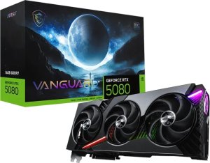 Karta graficzna MSI GeForce RTX 5080 Vanguard SOC 16GB GDDR7 DLSS4 1