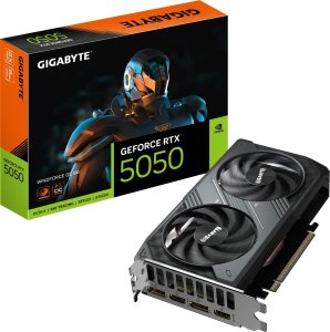 Karta graficzna Gigabyte GeForce RTX 5050 Windforce OC 8GB GDDR6 DLSS4 (GV-N5050WF2OC-8GD) 1