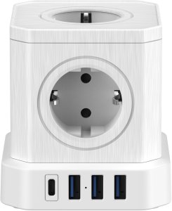 NEWELL NL4387 Kostka zasilająca GaN Power Cube 9w1 biała 13