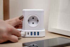 NEWELL NL4387 Kostka zasilająca GaN Power Cube 9w1 biała 7