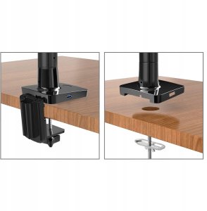 North Bayou Uchwyt biurkowy na monitor 22" - 40" (G45) 7