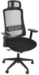 Krzesło biurowe AMO-95 Czarne 4