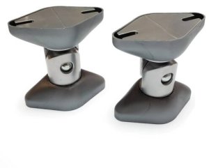 BKSP Silver - komplet mocnych ściennych uchwytów głośnikowych o wadze do 2x10 kg 11