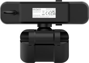 Internetinė kamera DELTACO, 2K QHD su 360° pasisukimu, pakreipiama aukštyn/žemyn, 2MP, juodas / W-200 / 1902913 4