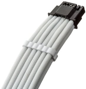 CableMod C-Series Pro ModMesh 12V-2x6-Kabel Sleeved 16-Pin do 2x 8-Pin dla Corsair Type 4 i 3 PSUs biały 60cm 2