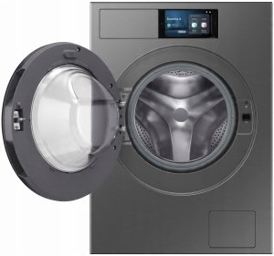 Samsung  9 kg  dzilums 60 cm  1400 apgr/min.  sudraba - Velas mazgajama masina ar prieksejo ieladi 2